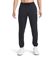 Reebok Mens Velocity Pant, Standard Fit, 31” Inseam, Lightweight Stretch Air Weave Scuba Fabric