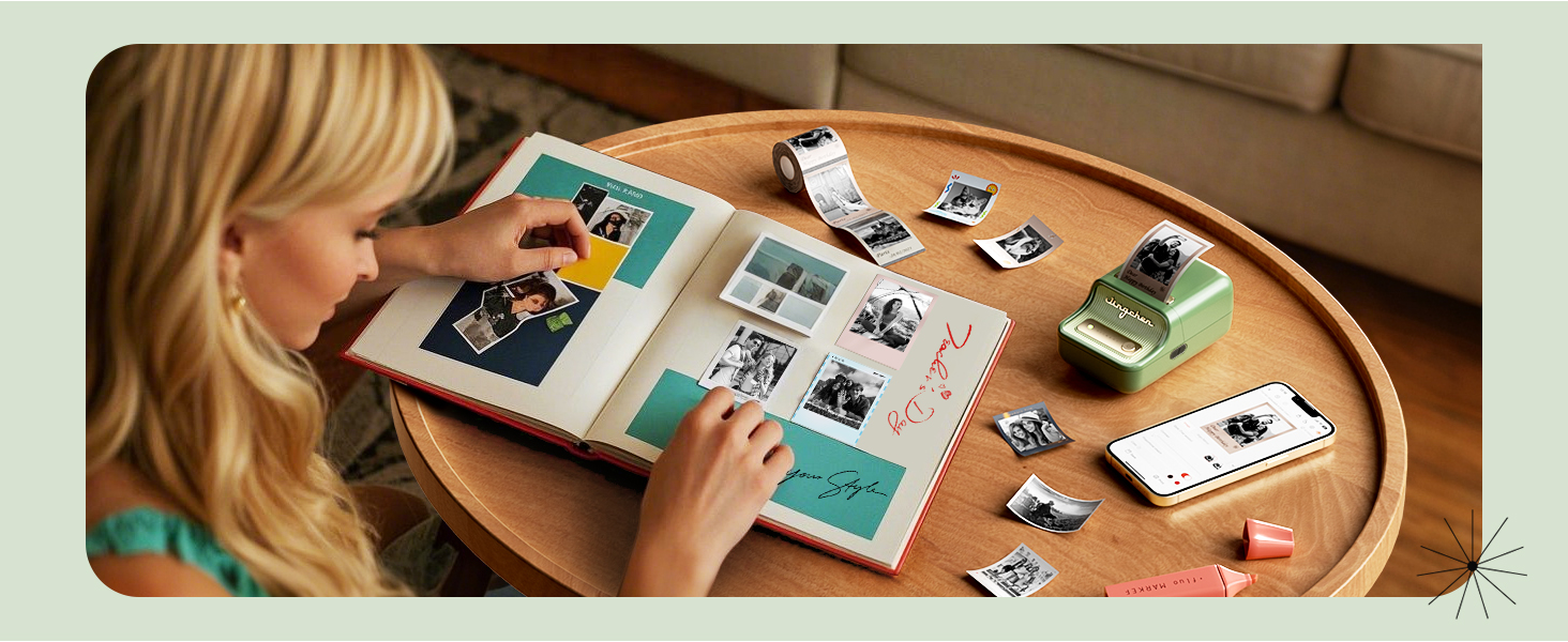 you can print photos/pictures with niimbot b21pro label printer and labels