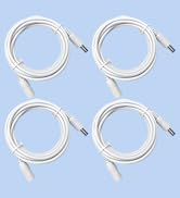 ANLINK 4 Pack 3ft 1M DC Power Extension Cable, 4PCS DC 12V Power Adapter Extension Cord 5.5mm x 2...