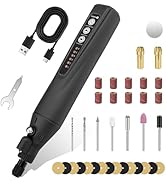 HARDELL Rotary Tool Cordless Kit 4V, 6 Variable Speeds Cordless Power Rotary Tool with 35pcs Acce...