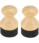 DEBETOOL 2Pack Cutting Board Oil Wax Applicator for Food Grade Mineral Oil Board - Natural Bamboo...