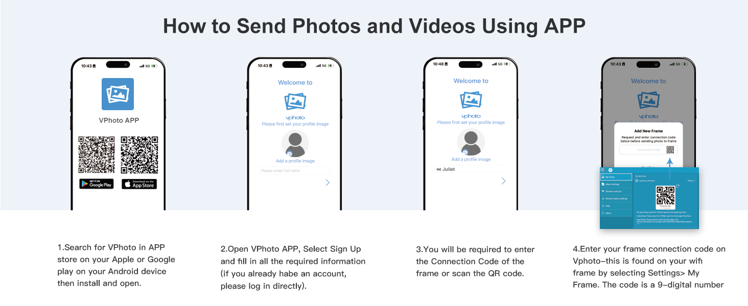 Sync Phone, Mirror its Screen on Smart Frame