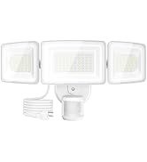 Onforu 100W LED Motion Sensor Outdoor Lights Plug in, Dusk to Dawn Flood Security Lighting Outsid...