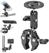 Mic Stand Phone Holder Aluminum Compatible with Magsafe iPhone 16/15/14/13/12 Plus Pro Max Series...