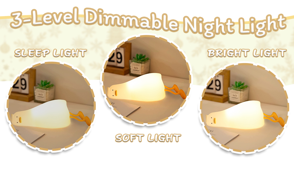 ducky lay lamp ducky light rechargeable night light for kids
