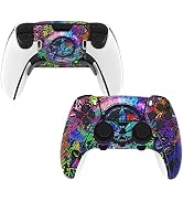 PlayVital 2 Set Skin Decals Sticker for ps5 Edge Wireless Controller, Custom Vinyl Decal Skins Wr...