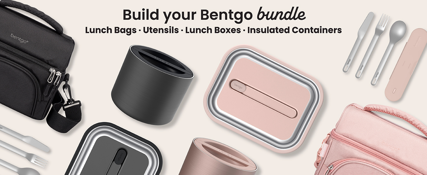 build your bentgo bundle lunch bags utensils meal containers lunch boxes