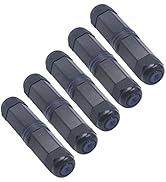 LEENUE Waterproof RJ45 Coupler 5-Pack, IP67 Waterproof Ethernet Connector Shielded Cat6 Outdoor C...