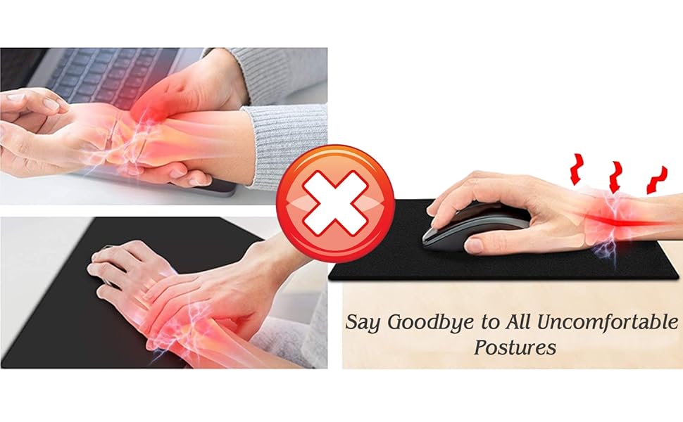 Ergonomic wrist suppport cushion