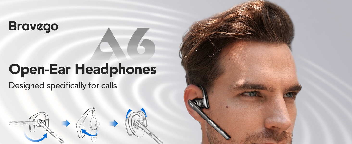 Open-Ear Headphones,Designed specifically for calls