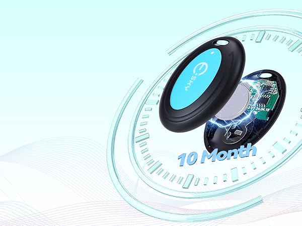 sky Key Finder Locator with Sound 85dB Item Trackers 131ft Range Beeper Tags Wireless Key Finders