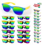 Kids Sunglasses Bulk Party Favors For Kids 3-5 4-8, Neon Sunglasses For Kids Boys Girls with UV40...
