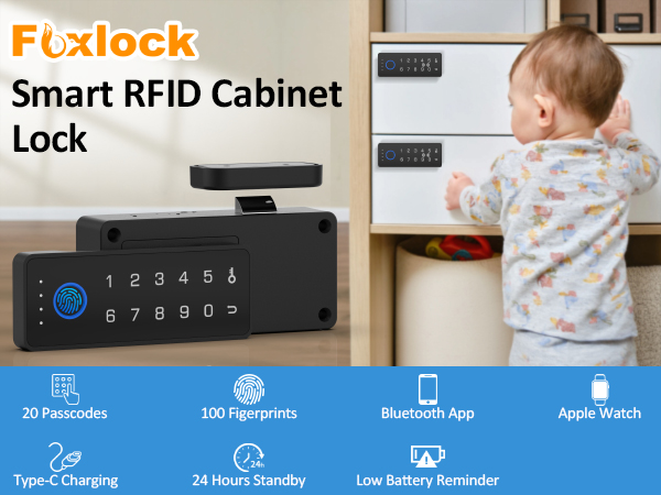 Foxlock Smart Cabinet Lock