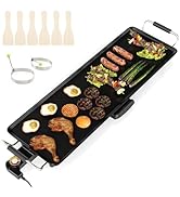 ARLIME 27" Large Electric Griddle, Nonstick Countertop BBQ Grill with Adjustable Temperature, The...