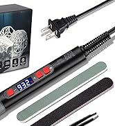 21-in-1 3D Printer Smoothing Tool Kit, 80W LCD Digital Adjustable Temperature Soldering Welding I...