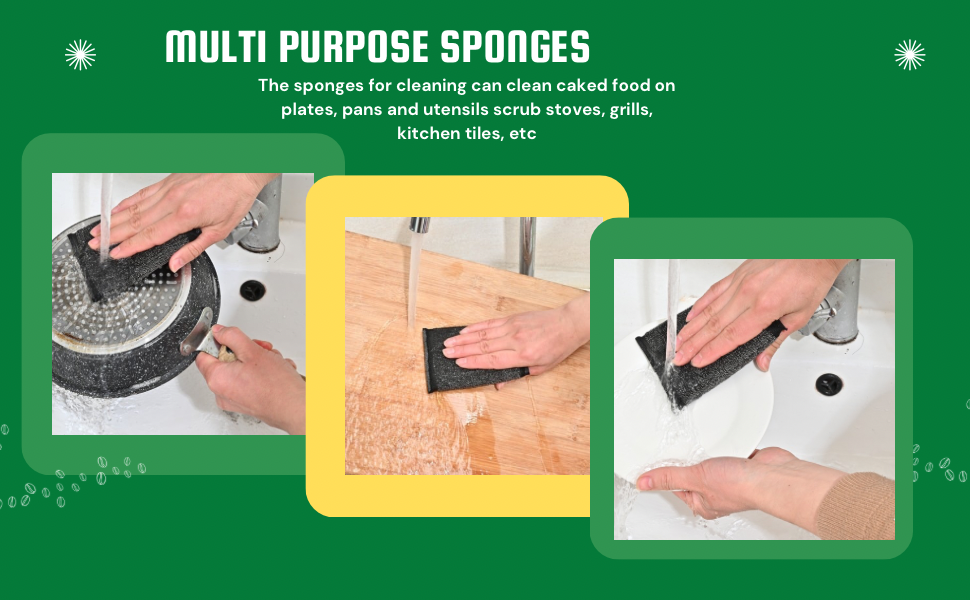 Reusable Dish Scrubber Sponge