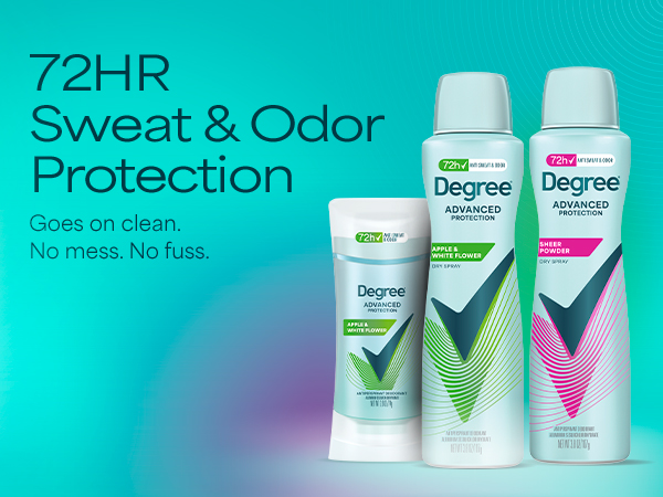 Degree advanced protection 72 hour antiperspirant