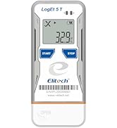 Elitech USB Digital Temperature Data Logger Reusable Recorder with Shadow Data 32000 Points, Auto...