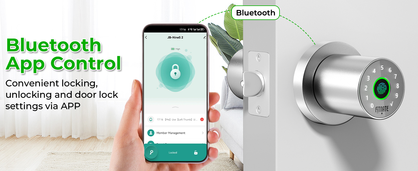 fingerprint door lock