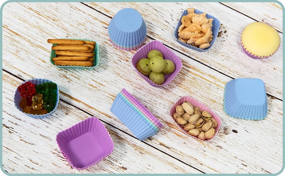 silicone cupcake liners