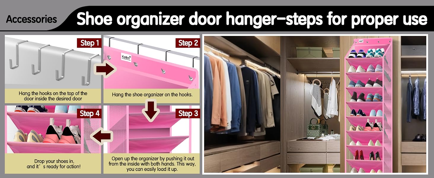 Over the Door Shoe Organizers