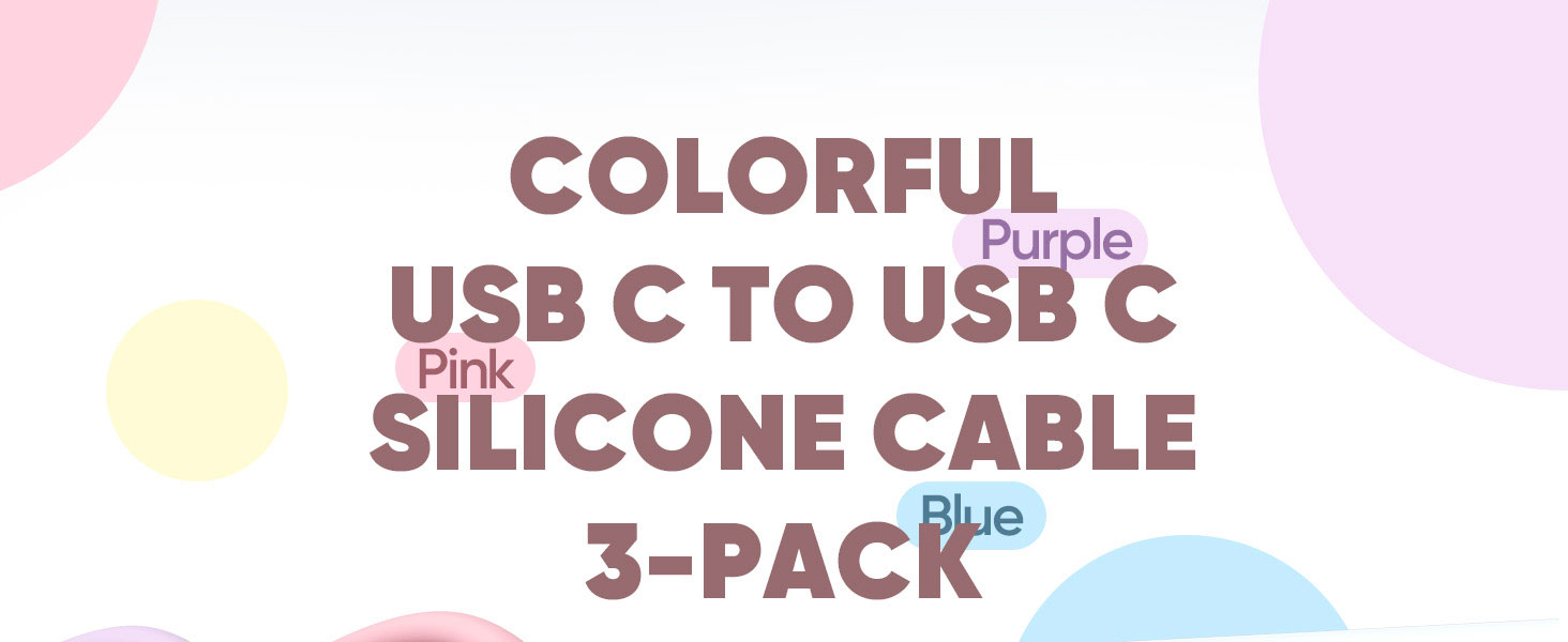 silicone usb c cable