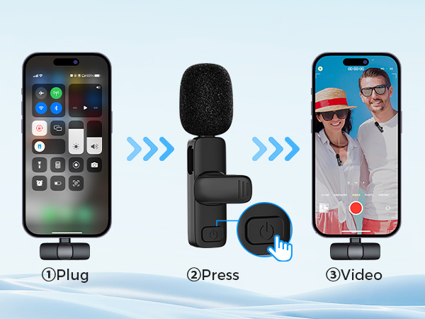 wireless lavalier microphone for iphone