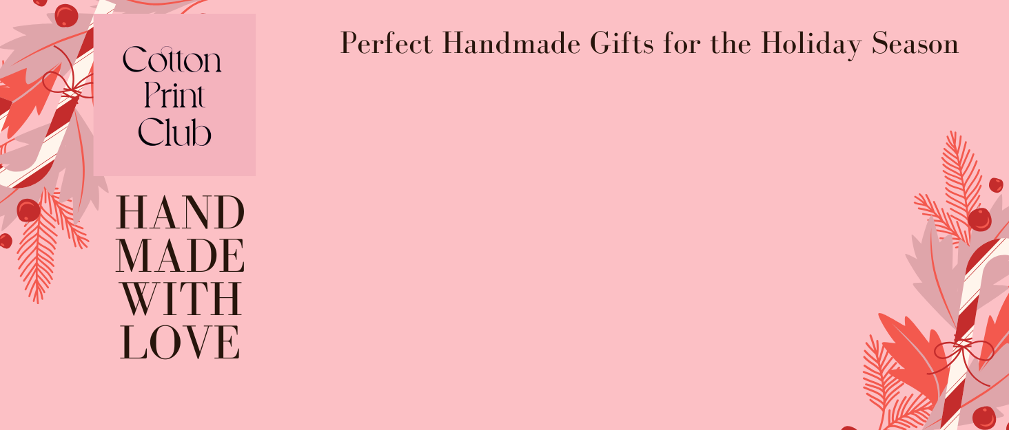 Cotton hand block print holiday gift