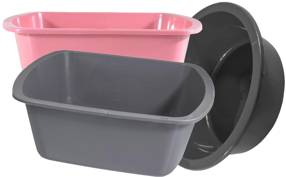 Plastic Wash Tub Dishpan Basin Foot Bath Soaking Feet Laundry Hand Bucket Washing Storage Cleaning