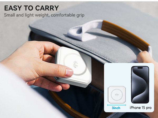 Folds up to 3inch in size and ready to take with you