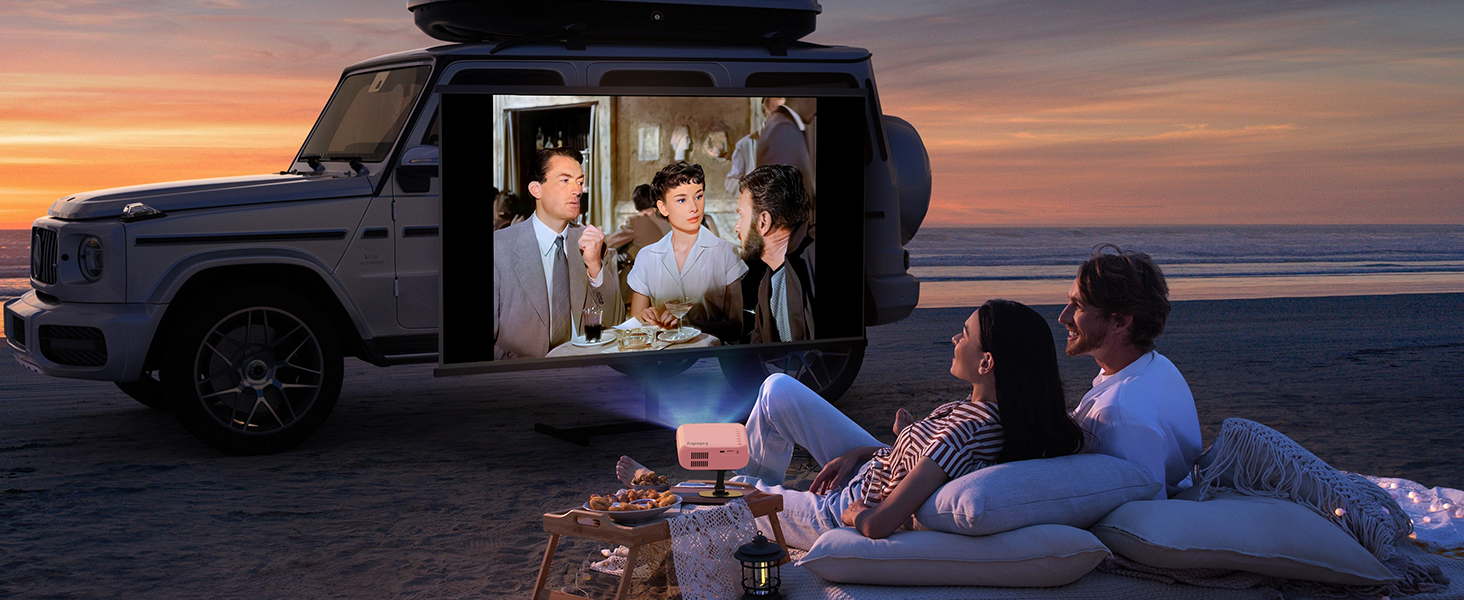 mini Projector outdoor