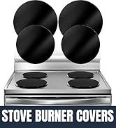 Electric stove burner covers 4 pack