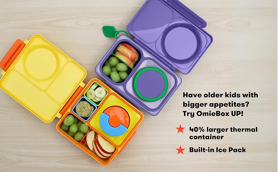 Omie OmieBox children kids boy girl leak proof lunchbox thermos insulated Bentgo LOVINA b box Bento