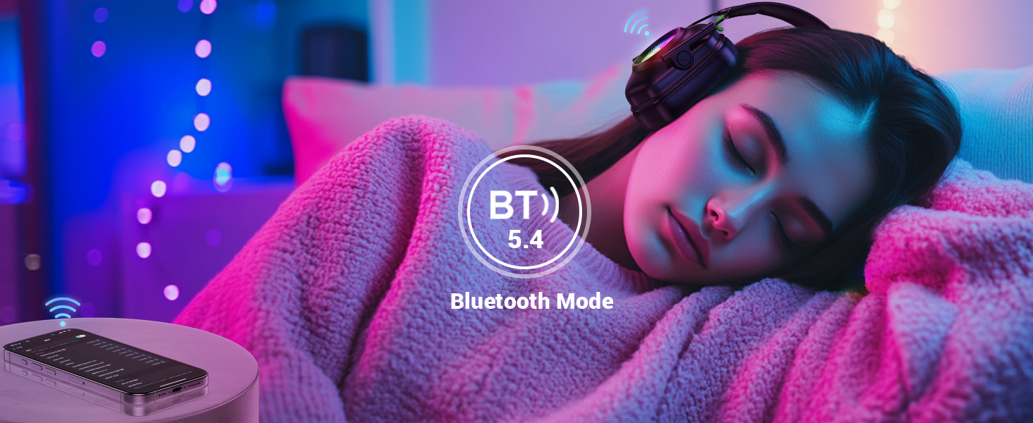 Bluetooth 5.4 Gaming Headphones