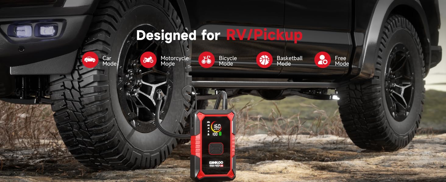 heavy duty tire inflator portable air compressor