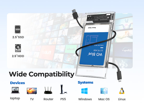 orico external hard drive enclosure