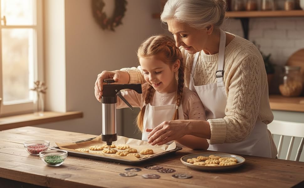 Stainless Steel Cookies Press