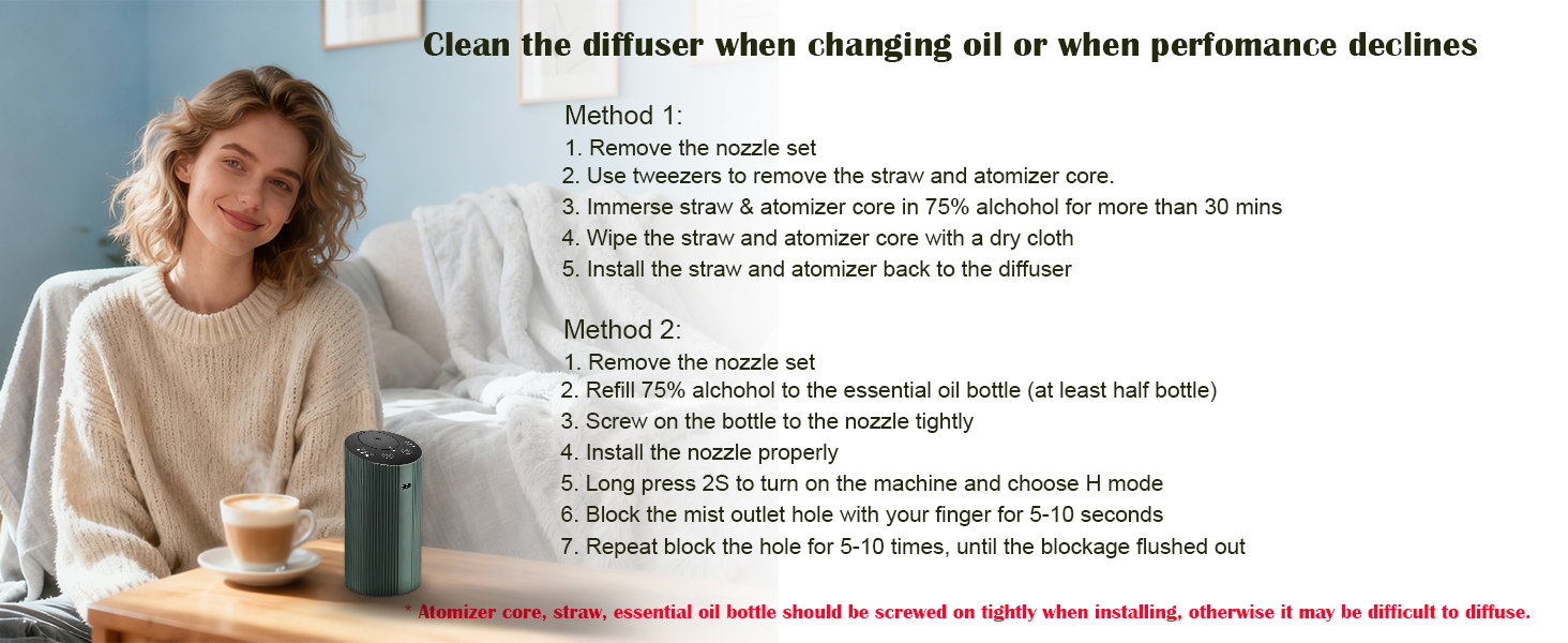 waterless diffuser