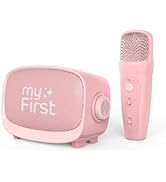 myFirst Voice 2 - Kids Mini Karaoke Machine with Wireless Microphone and Voice Changer for Kids, ...