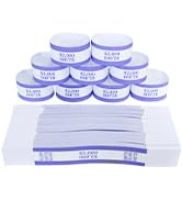 L LIKED Pack of 500 Currency Band Bundles Self Sealing Currency Straps Bands Money Bill Wrappers ...