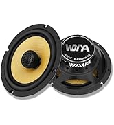 WDiYA Upgraded 6.5 Inch Coaxial Car Speakers, 2-Way Glass Fiber Cone Woofer, Full Range High Fide...