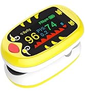 Kids Pulse Oximeter – Pediatric Pulse Oximeter for Children and Infants, Cute Mini Portable Oxyge...