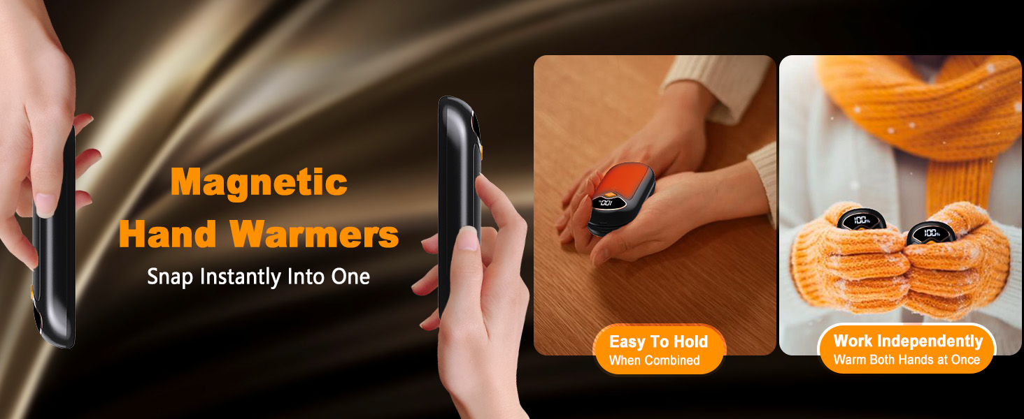 2-in-1 Magnetic Hand Warmer