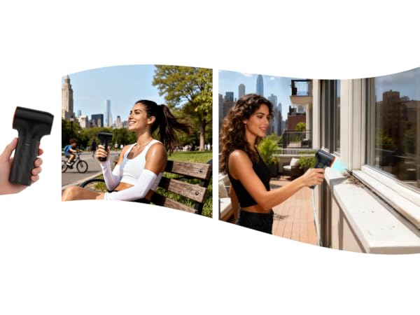 Multifunctional Electric Air Duster &amp;amp; Blower: 130000RPM High-Power PC Cleaner, 3 Speeds,