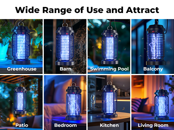 Bug Zapper Outdoor Indoor Waterproof
