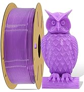 DO3D Purple PLA 3D Printer Filament, Tidy Winding High Diameter Tolerance 1.75mm PLA, Widely Supp...