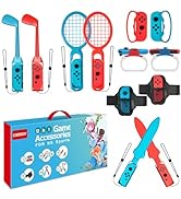 Switch Sports Accessories - CODOGOY 12 in 1 Switch Sports Accessories Bundle for Nintendo Switch ...