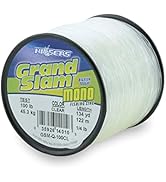 HI-SEAS Grand Slam Monofilament Fishing Line - Strong &amp; Abrasion Resistant in Clear, Pink, Green,...