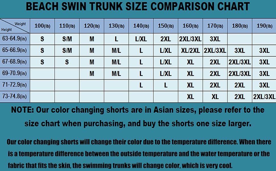  Wsedper Color Changing Shorts