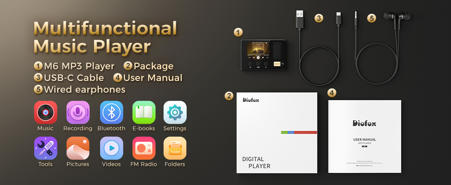 mp3 player with camera for kids